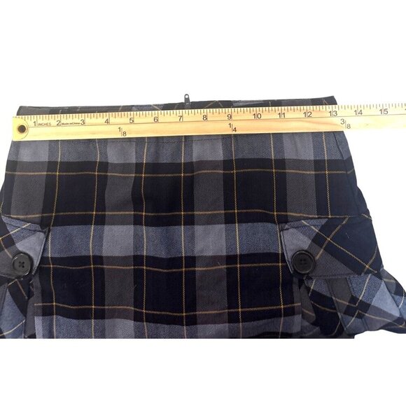 Lands' End Girls Kids School Uniform Blue Gray Grey Plaid Size 10 (10 - 11 yrs) - Picture 7 of 7